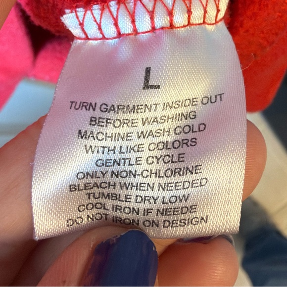 Coca-Cola Red Crewneck Sweatshirt – Size L – Classic Logo - Picture 4 of 6